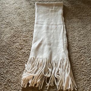 Anthropologie Oversized White Scarf